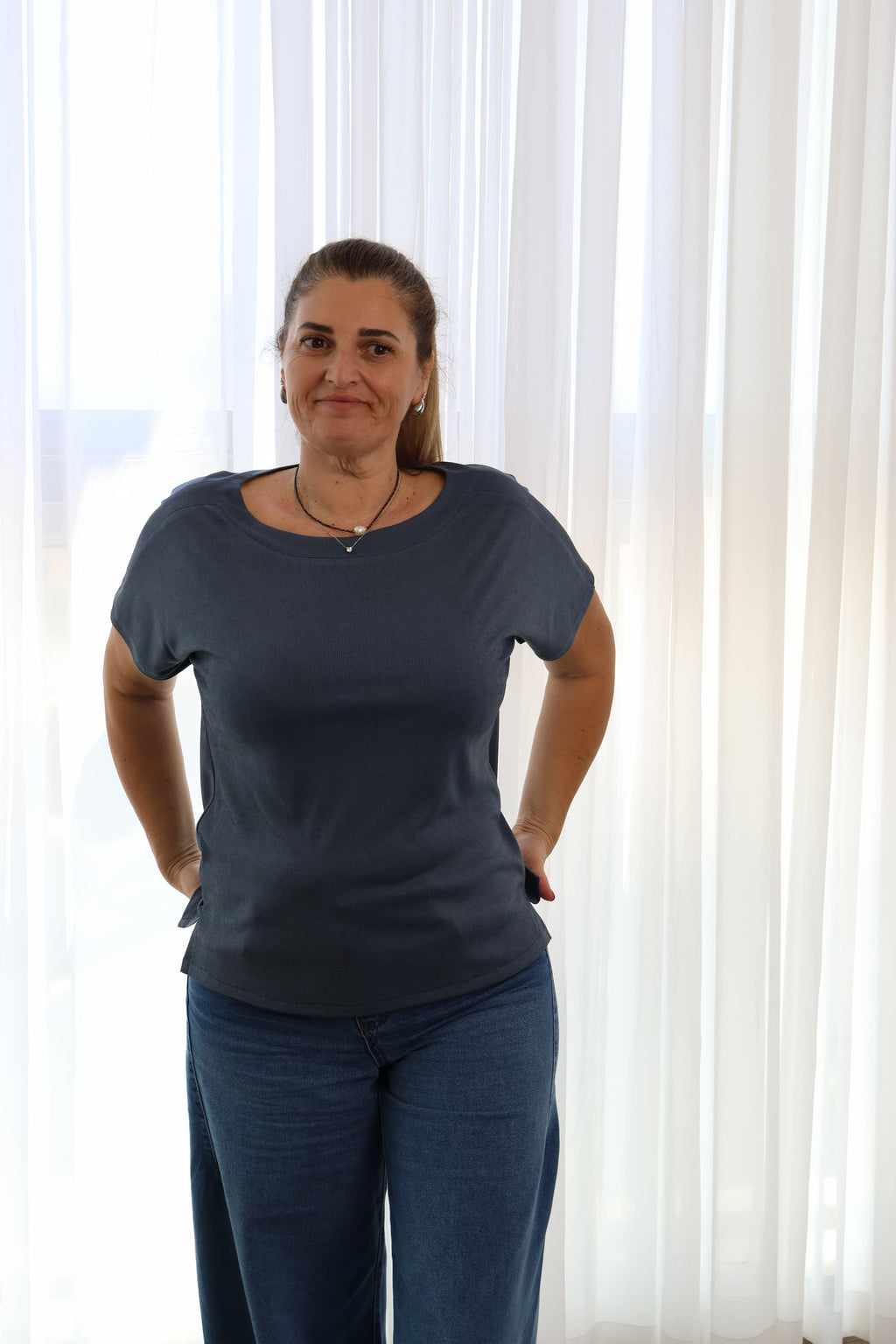  חולצה Dorit לנשים  oz capsule Basic בייסיק בגדי מעצבים