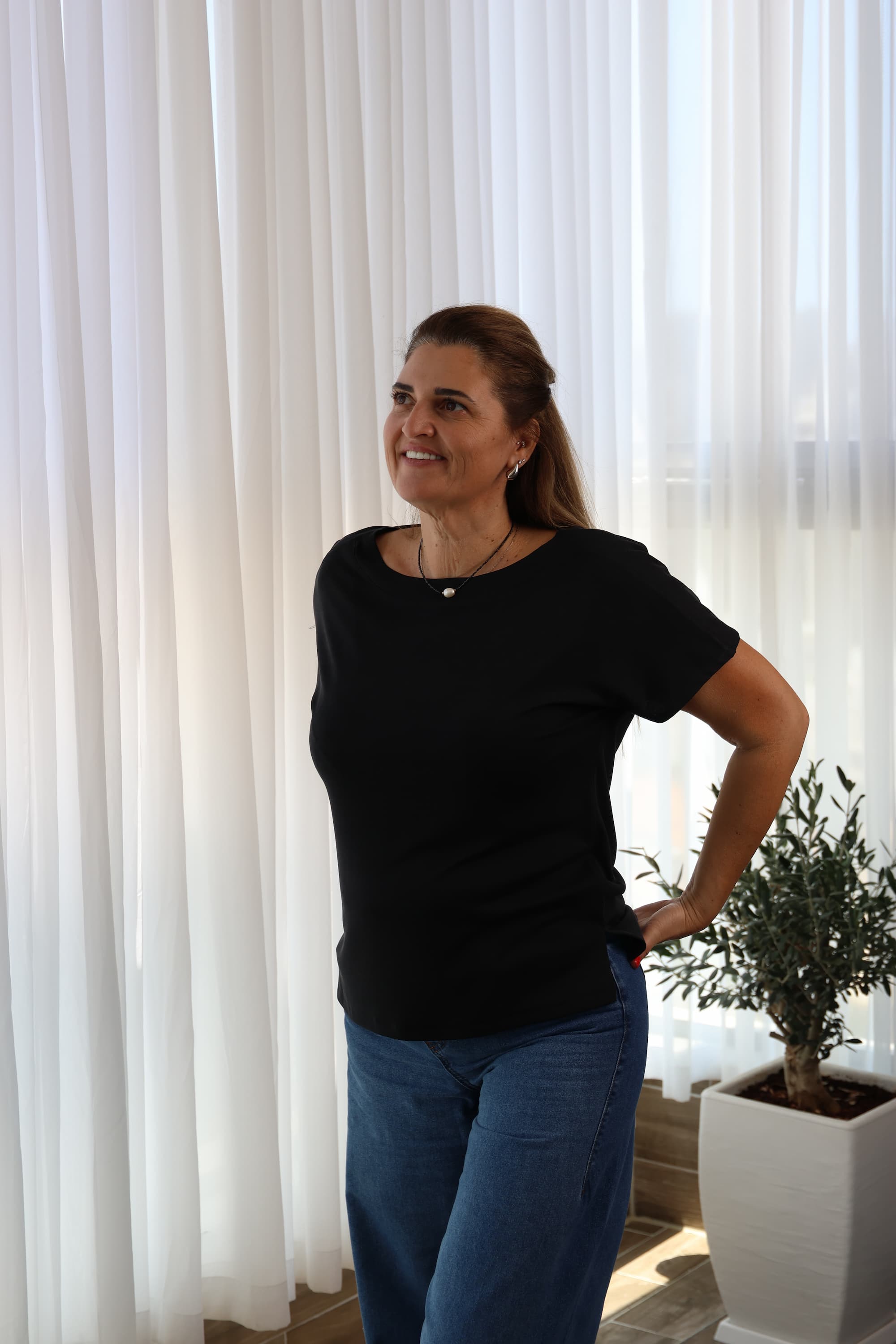  חולצה Dorit לנשים  oz capsule Basic בייסיק בגדי מעצבים