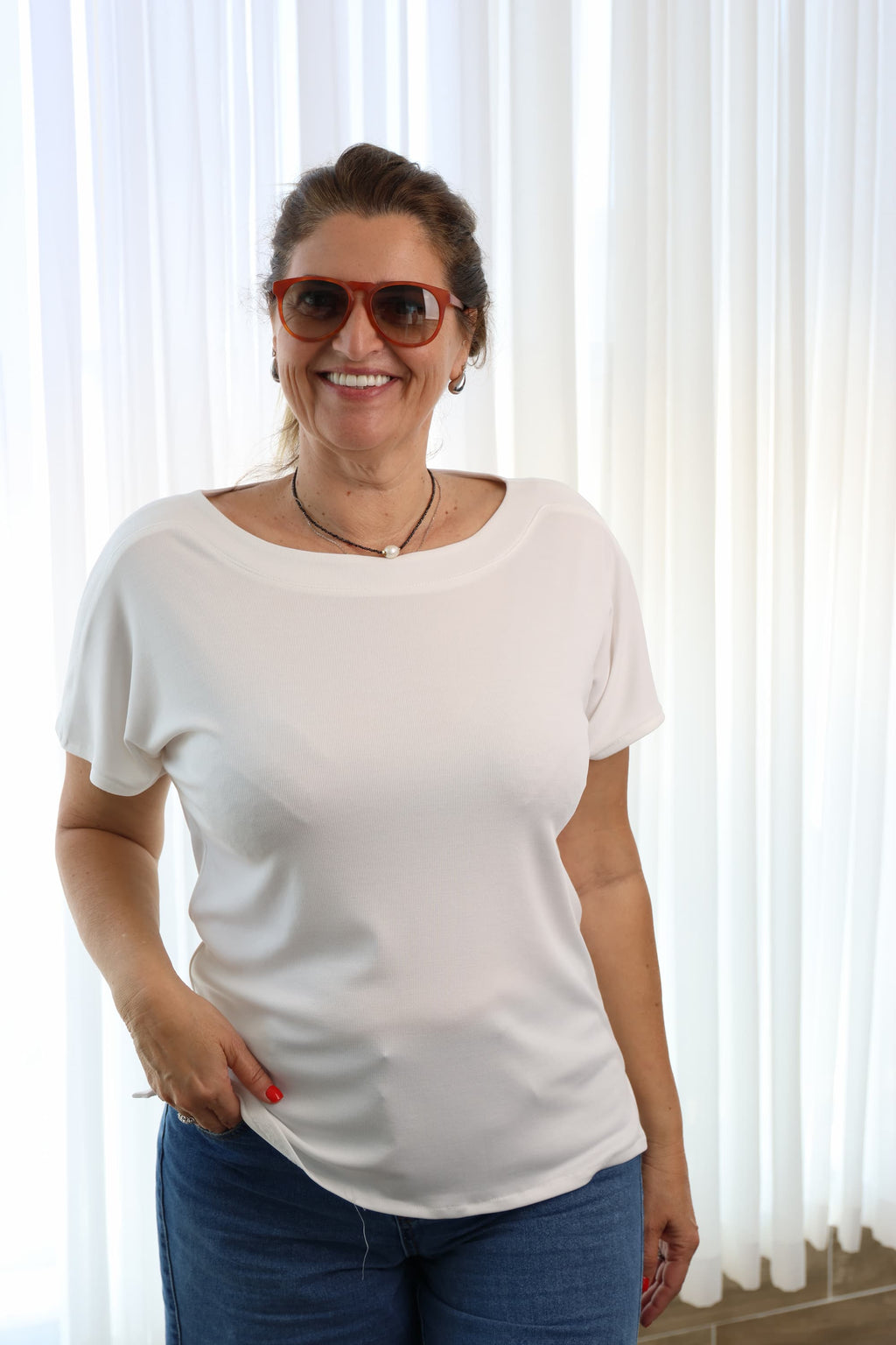  חולצה Dorit לנשים  oz capsule Basic בייסיק בגדי מעצבים